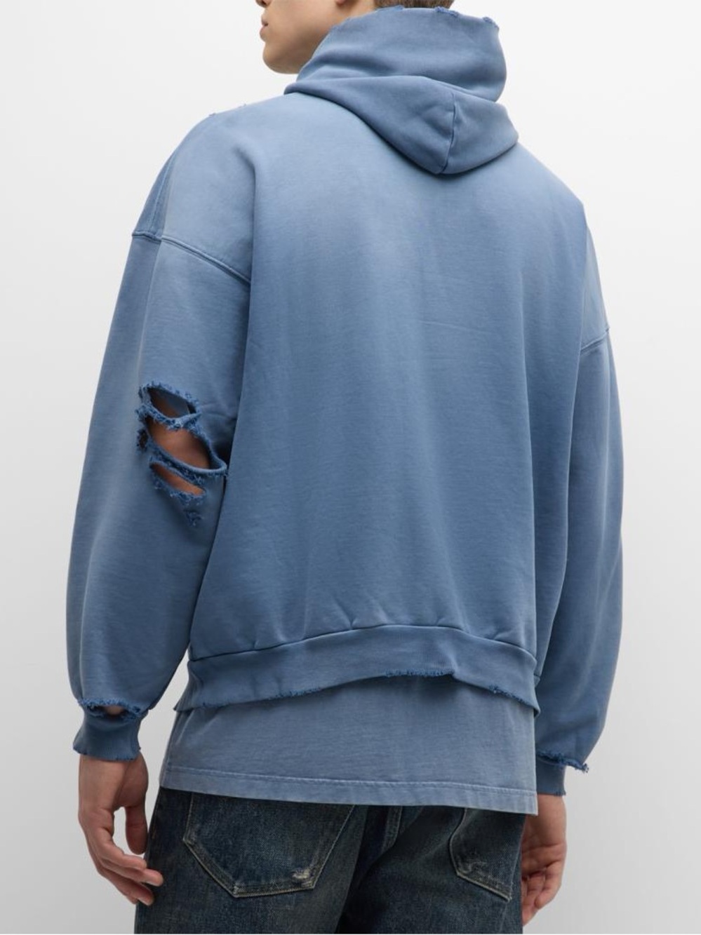 Balenciaga - Men's Paris Moon Faded Hoodie - Picture 6 of 10